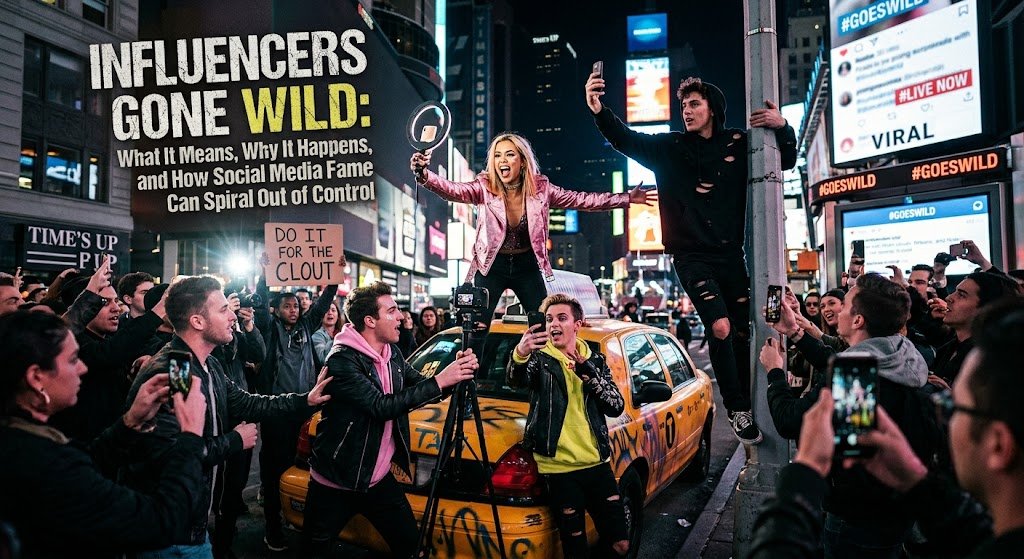 Influencers Gone Wild: What It Means, Why It Happens, and How Social Media Fame Can Spiral Out of Control