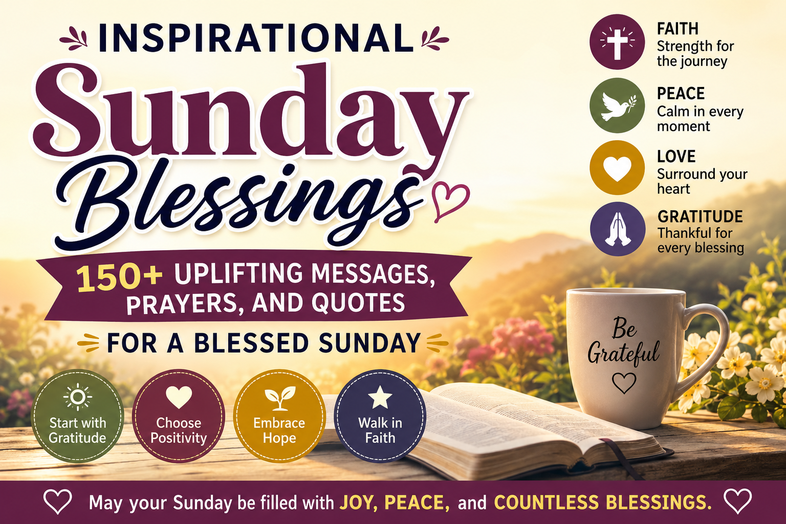 Inspirational Sunday Blessings